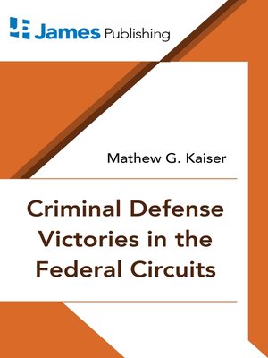 cover image of Criminal Defense Victories in the Federal Circuits